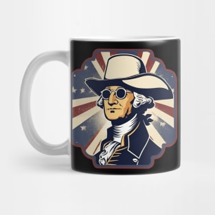 George Washington with sunglasses Mug